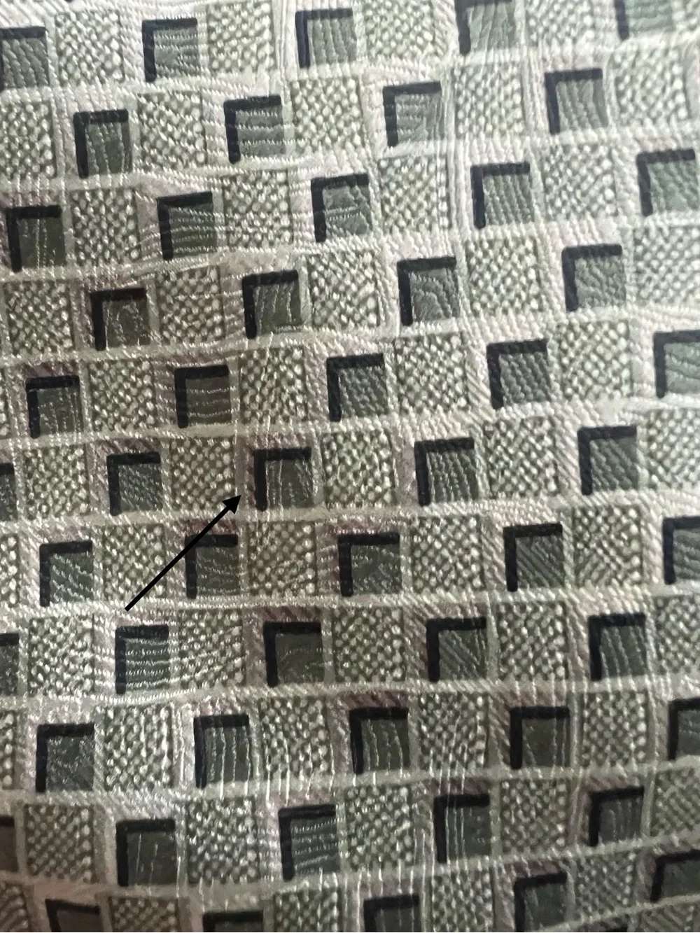 Pierre Cardin 100% Silk Luxury Designer Tie Green Pastel Geometric Retro Necktie